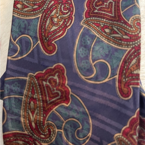 XMI Paisley Tie in Purple and Red - Picture 1 of 5